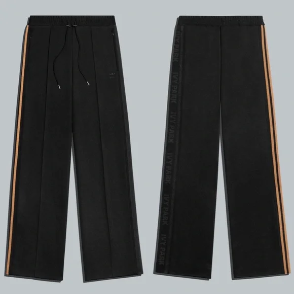 Adidas x Ivy Park Logo 3 Strip Pull-On Athleisure Suit Pants - Picture 2 of 12